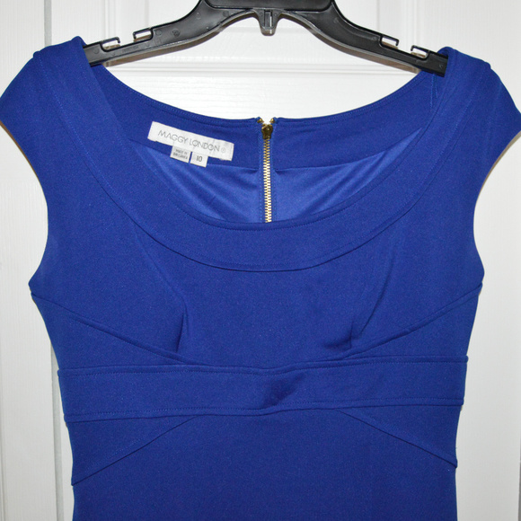 Maggy London Blue Dress - Picture 2 of 5